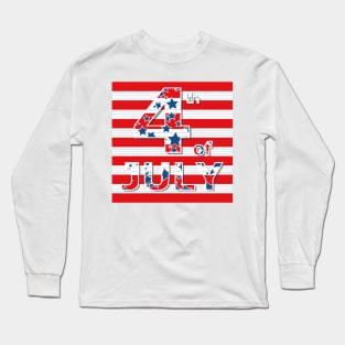 4th July card Long Sleeve T-Shirt